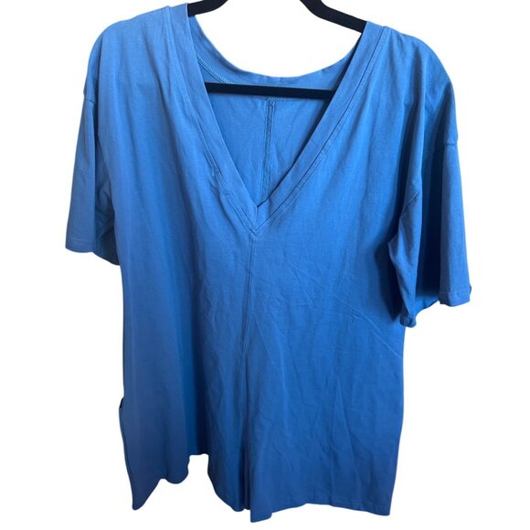 Ugerlov V-Neck Short Sleeve Cotton Romper XS – Relaxed Fit with Pockets - Picture 6 of 16